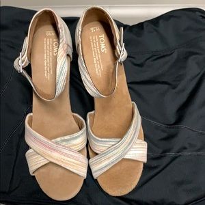 Toms Sienna cork wedges